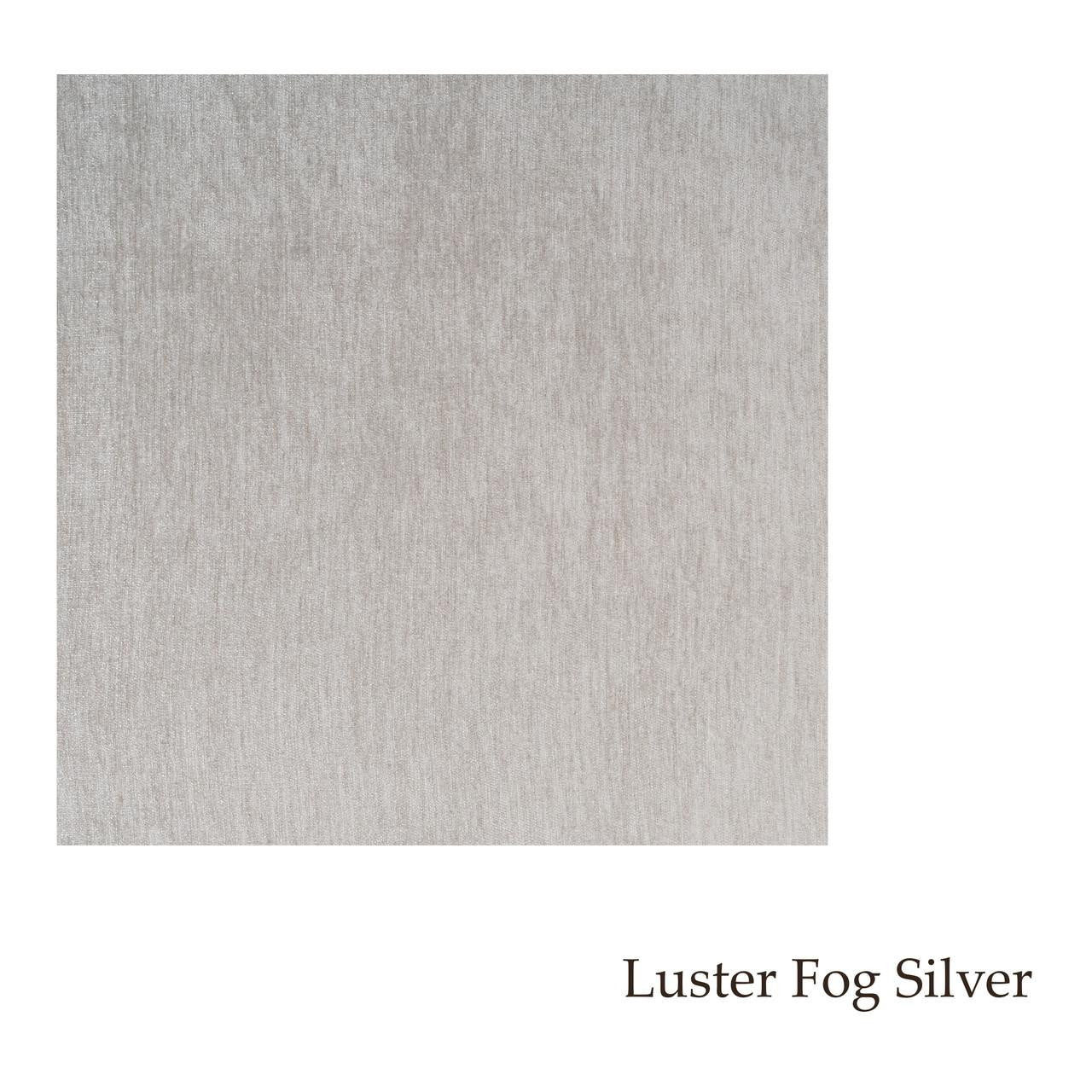 Maitland-Smith Ensemble Armchair, Mahogany, Luster Fog Silver Upholstery, 40"H (88-0446 YUU906TP7H)