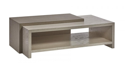 Maitland-Smith Ensemble Cocktail Table White Ash