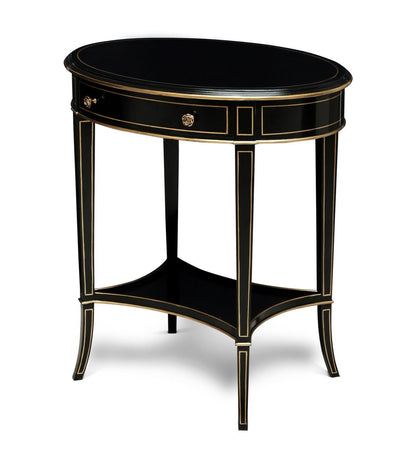 Maitland-Smith Equinox Side Table Black
