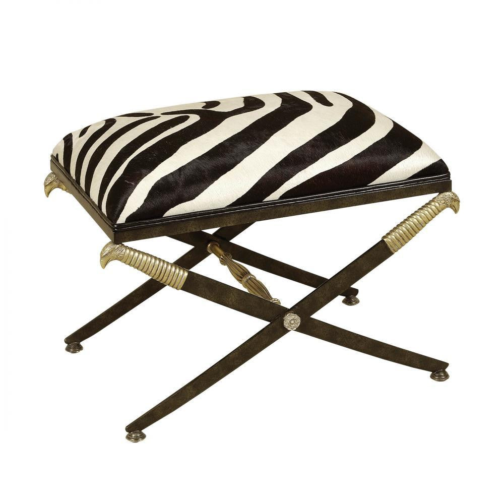Maitland-Smith Excalibur Bench Black, White
