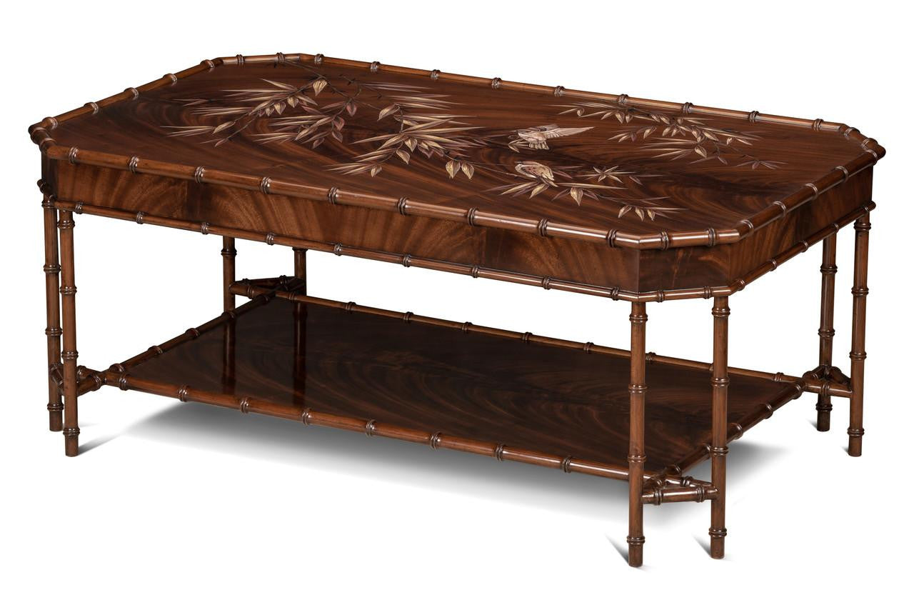 Maitland-Smith Fang Cocktail Table Mahogany
