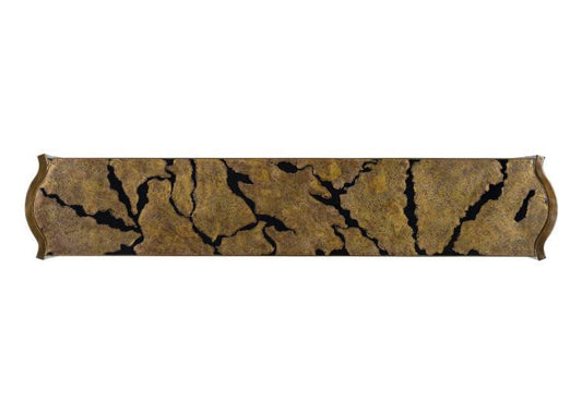 Maitland-Smith Flow Console Table, Antique Brass, 65"W (8302-34 YUU906TP88)