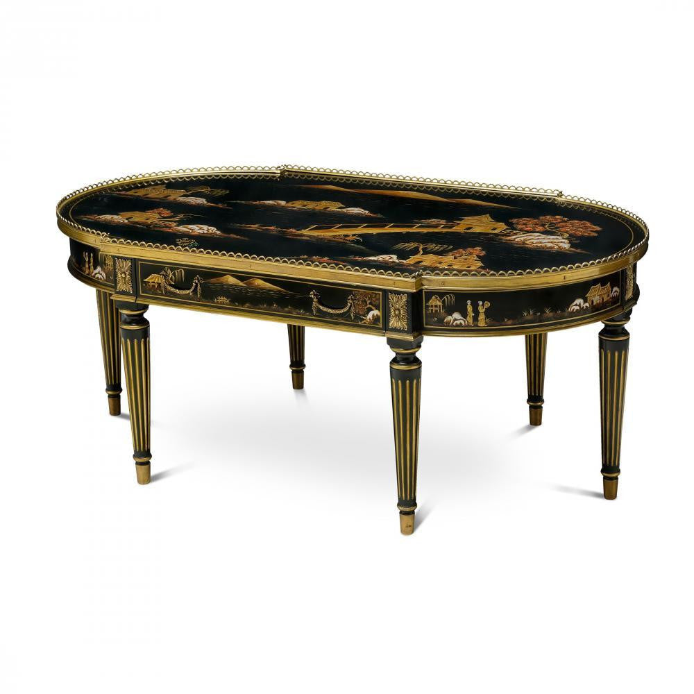 Maitland-Smith Fortune Cocktail Table Black