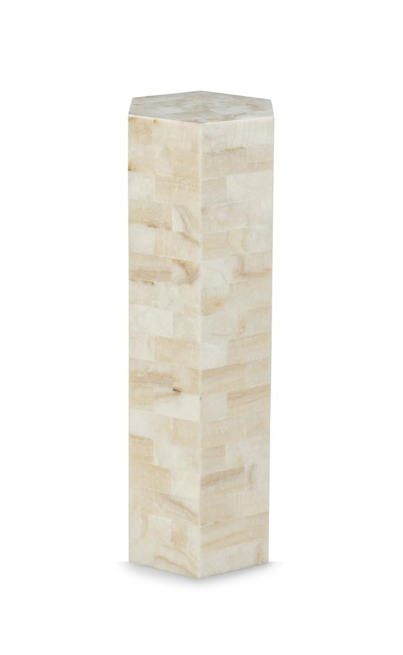 Maitland-Smith Freyja Spot Table Small Hexagonal crystal stone