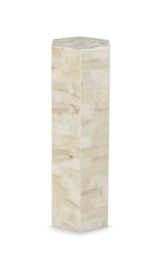 Maitland-Smith Freyja Spot Table Small Hexagonal crystal stone