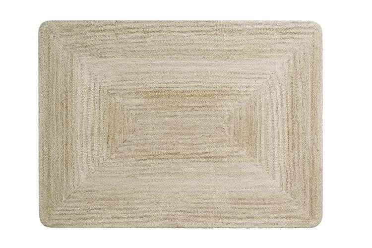 Maitland-Smith Galleried Abaca Cocktail Table, Natural, 40"W (89-0610 YUU906TP8L)