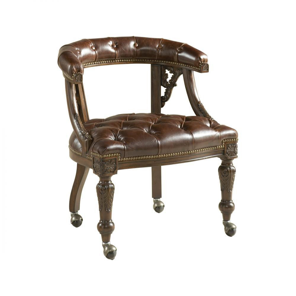 Maitland-Smith Gentry Game Chair Brown