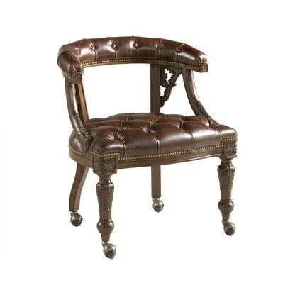 Maitland-Smith Gentry Game Chair Brown