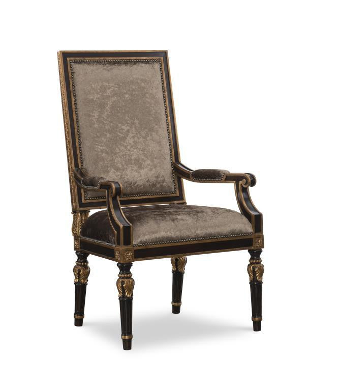 Maitland-Smith Grand Traditions Armchair Mahogany, Copper