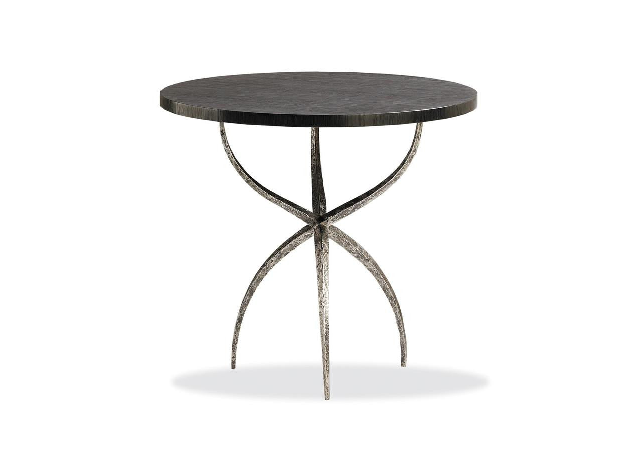 Maitland-Smith Haiku Lamp Table Aged Bronze