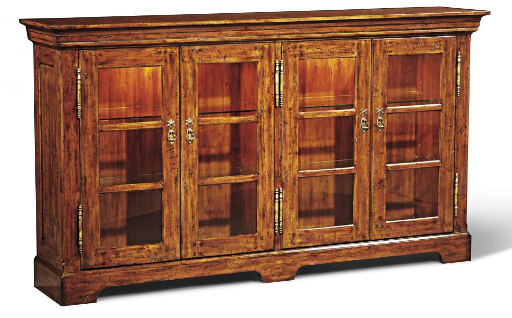 Maitland-Smith Harper Bookcase Distressed Wood