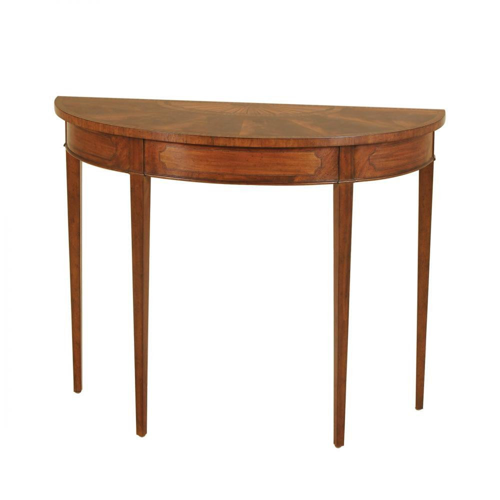Maitland-Smith Hepplewhite Console Table Mahogany