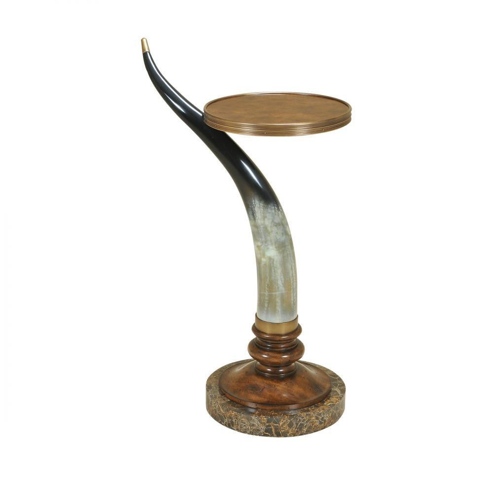Maitland-Smith Horn Accent Table Bronze
