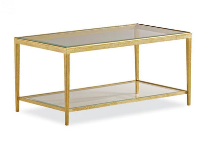 Maitland-Smith Jinx Cocktail Table Brass