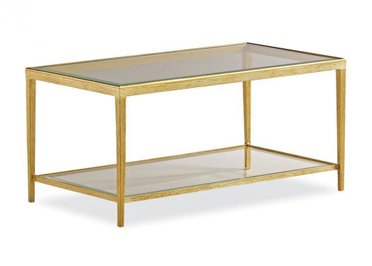 Maitland-Smith Jinx Cocktail Table Brass