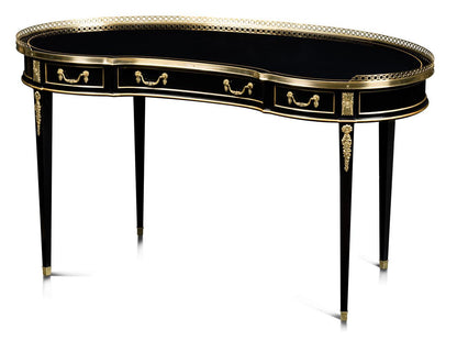 Maitland-Smith Lady's Eclipse Desk Gold , Brass
