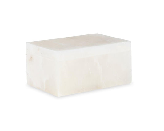 Maitland-Smith Large Alabaster Box Alabaster