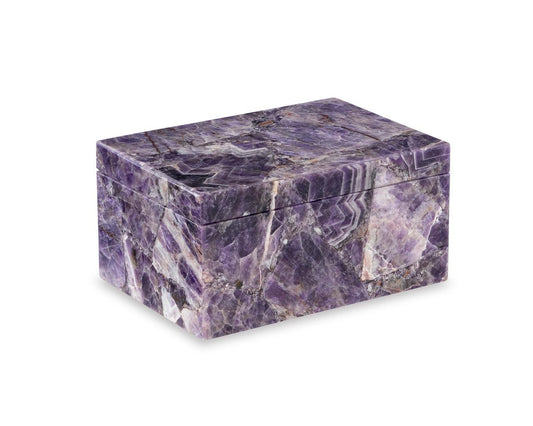 Maitland-Smith Large Amethyst Box amethyst