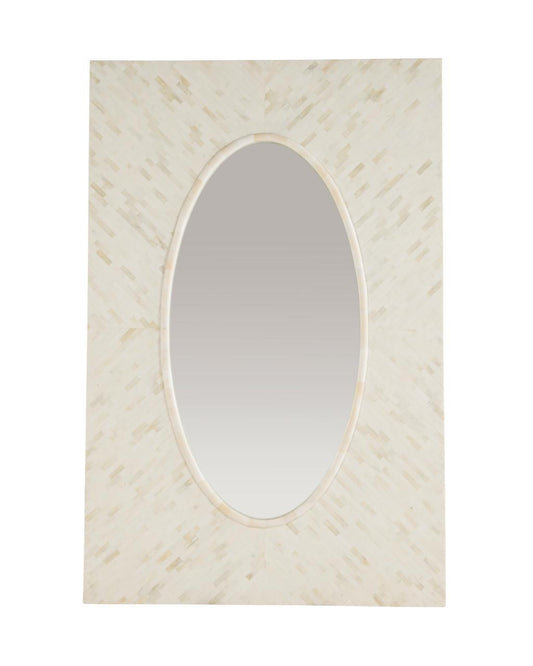 Maitland-Smith Large Bone Mirror Bone