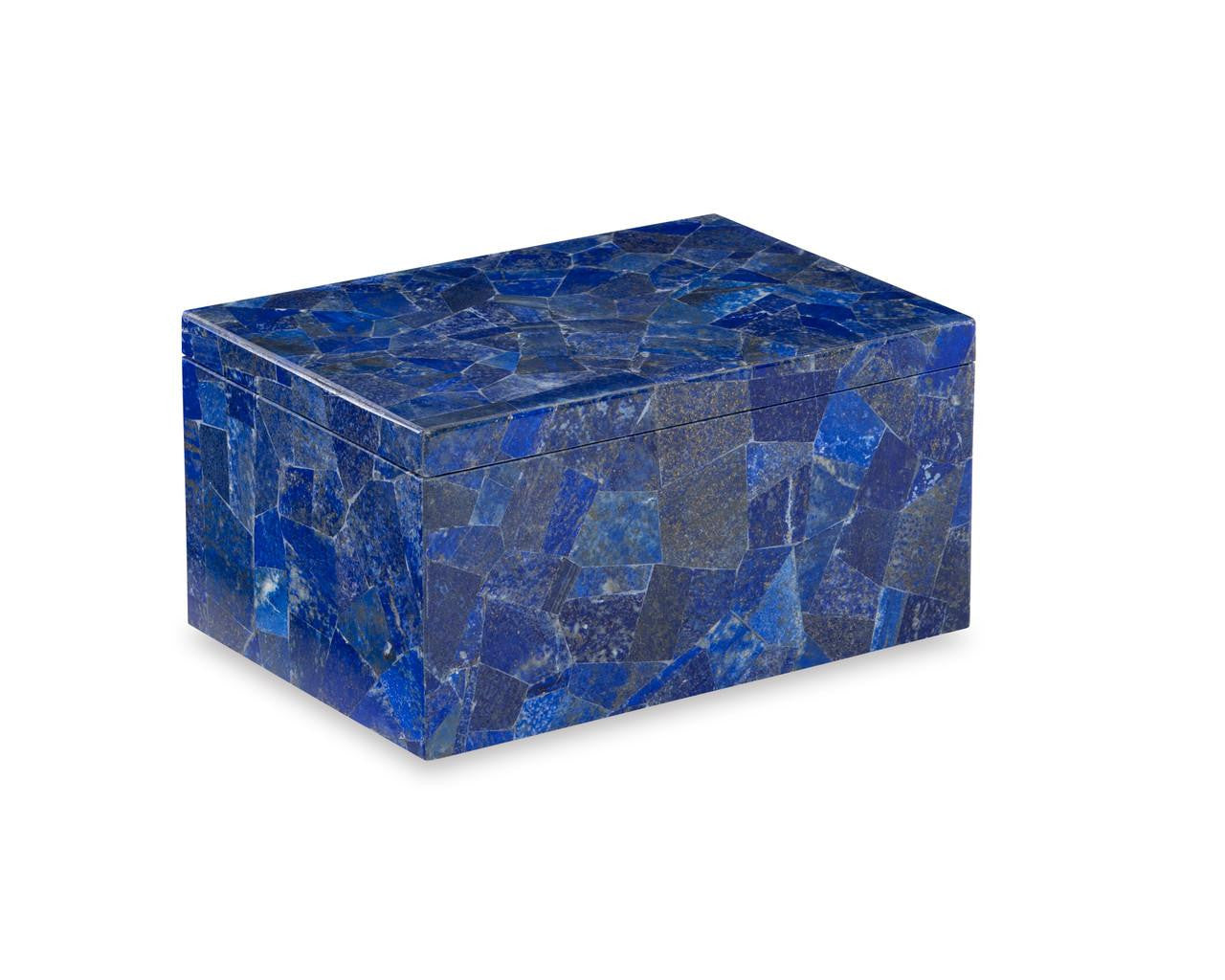 Maitland-Smith Large Lapis Box Blue