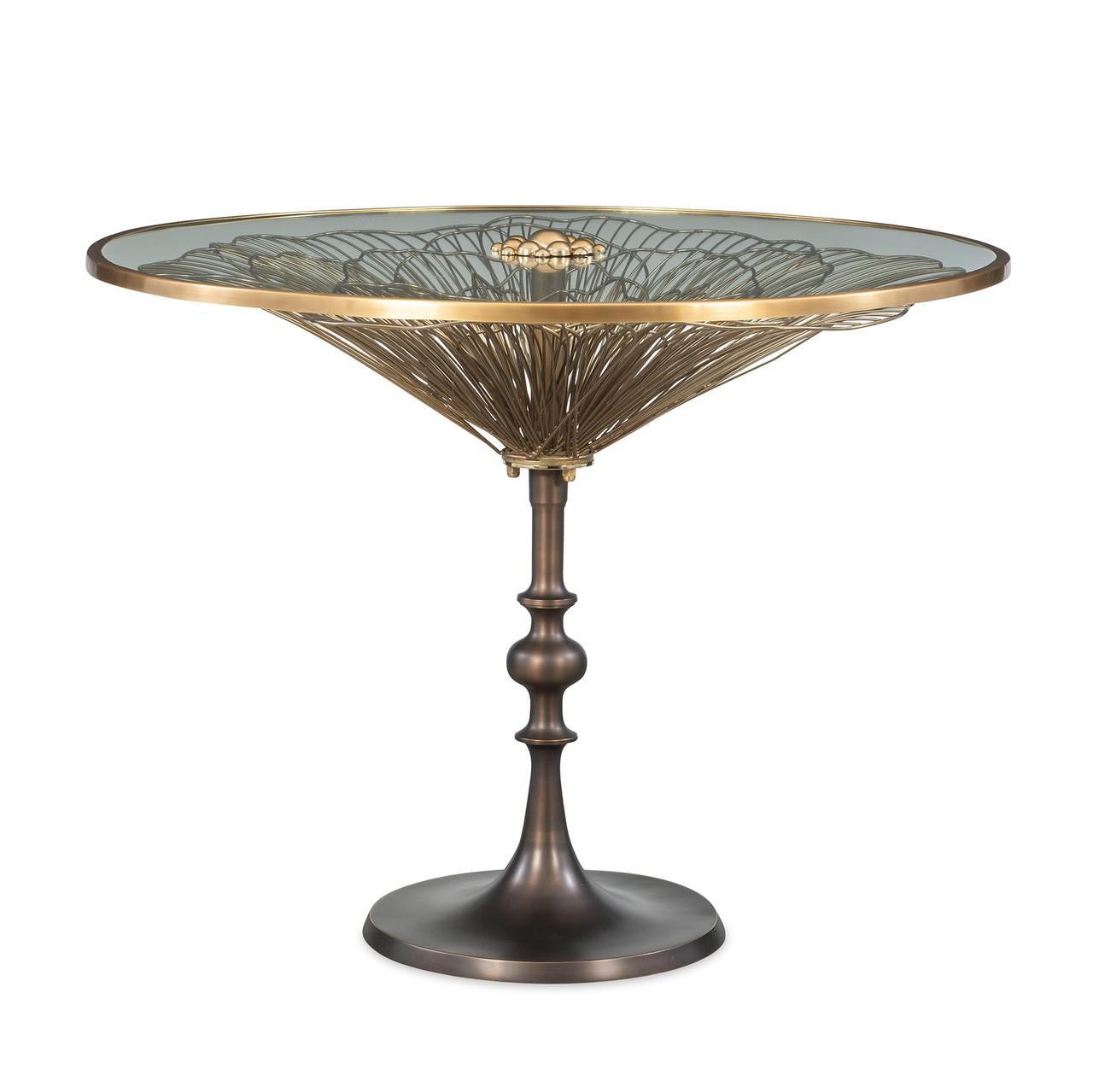 Maitland-Smith Lily Wire Table Brass