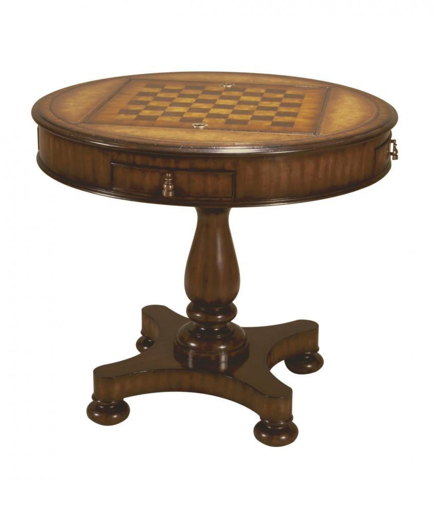 Maitland-Smith Lowry Game Table Mahogany
