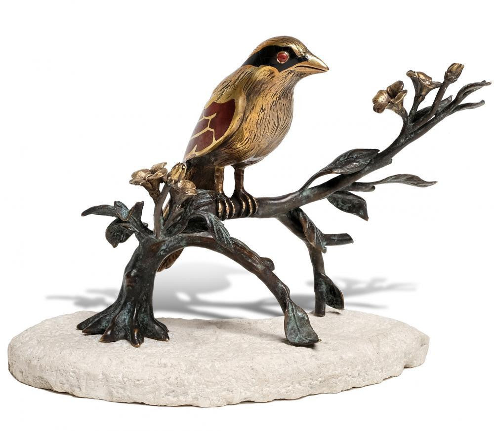 Maitland-Smith Magpie Sculpture Brass