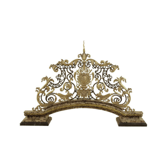 Maitland-Smith Majestic Fireplace Screen Brass