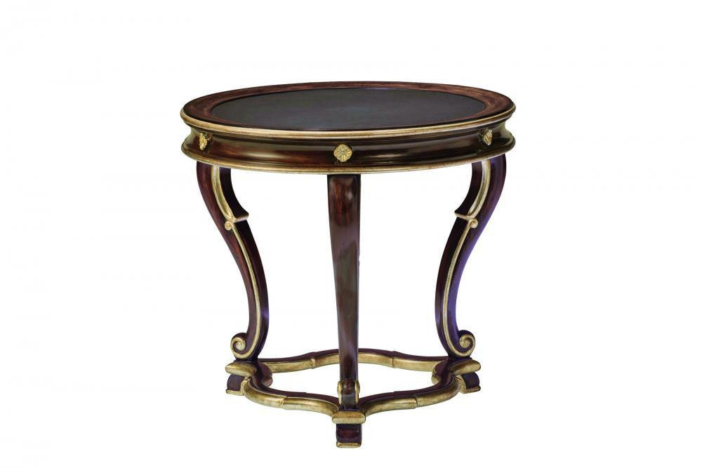 Maitland-Smith Majorca End Table Mahogany