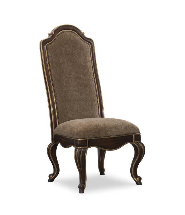 Maitland-Smith Majorca Side Chair Wood, Taupe
