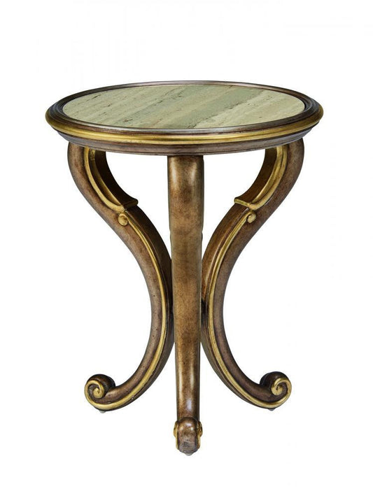 Maitland-Smith Majorca Side Table Brown