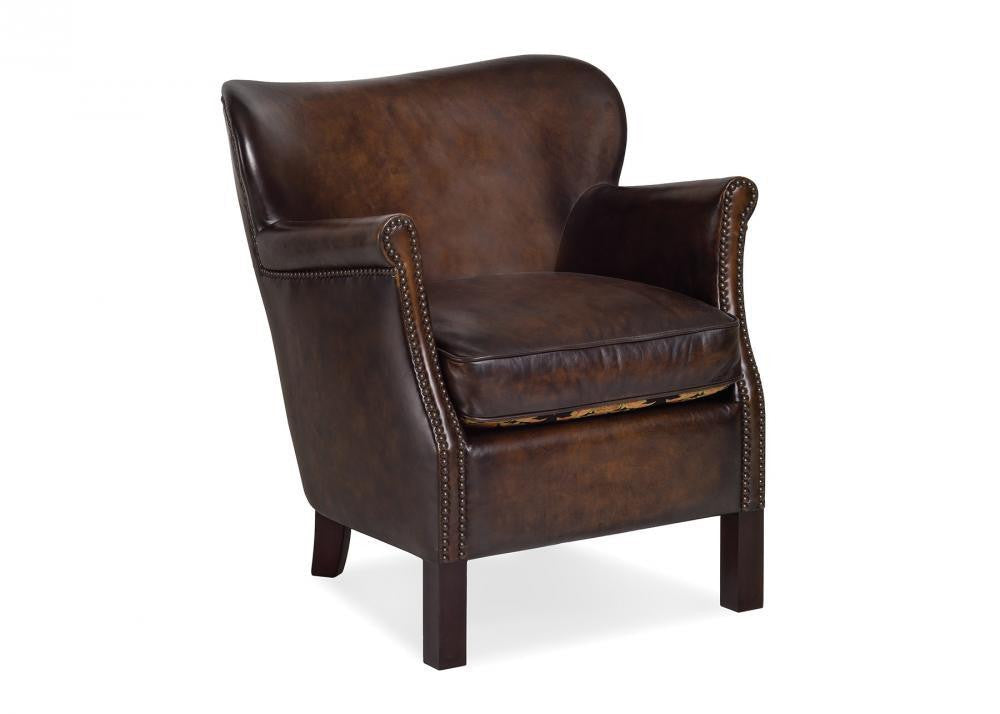 Maitland-Smith Malcolm Accent Chair Dark Brown