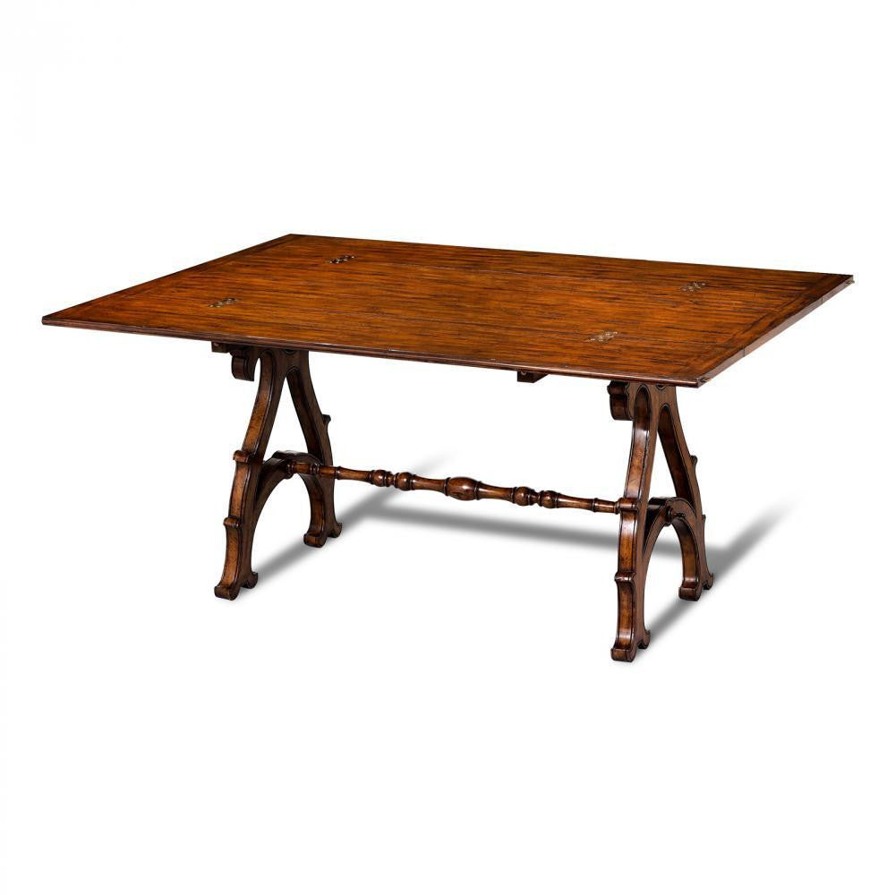 Maitland-Smith Meadow Dining Table Distressed Wood