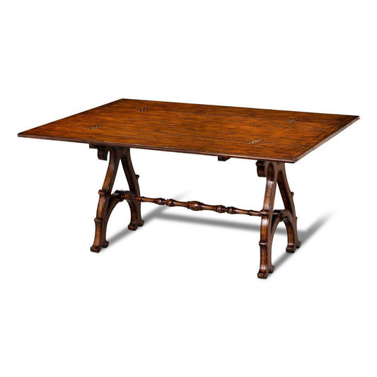 Maitland-Smith Meadow Dining Table Distressed Wood