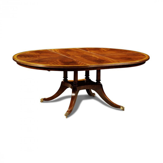 Maitland-Smith Medallion Dining Table Mahogany