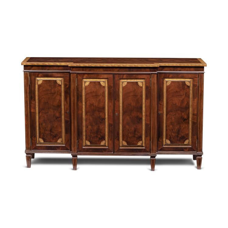 Maitland-Smith Nathaniel Sideboard, Mahogany, Rosewood Sideboard, 65"W (89-1105 YUU906TR62)