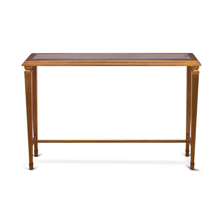 Maitland-Smith Nial Console Table, Antique Gold Leaf, 52"W (89-0102 YUU906TR66)