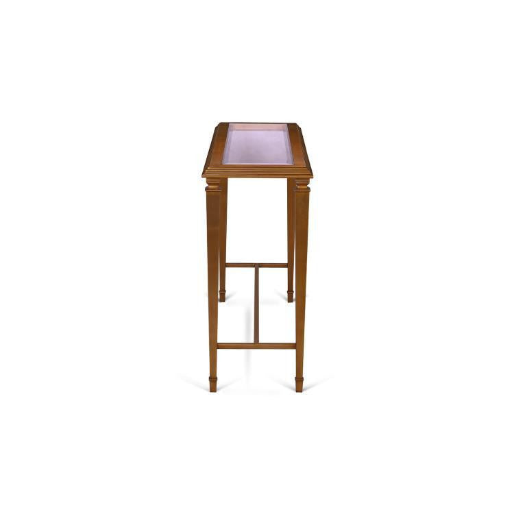 Maitland-Smith Nial Console Table, Antique Gold Leaf, 52"W (89-0102 YUU906TR66)