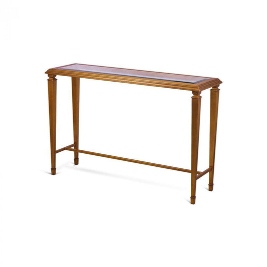 Maitland-Smith Nial Console Table Antique Gold Leaf