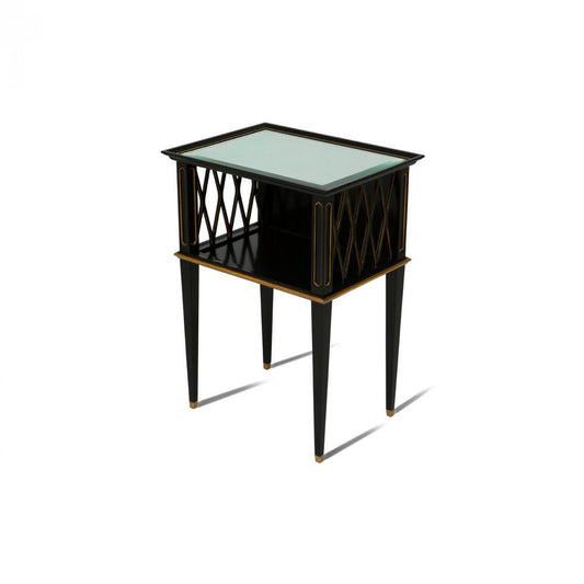 Maitland-Smith Noir Accent Table Black