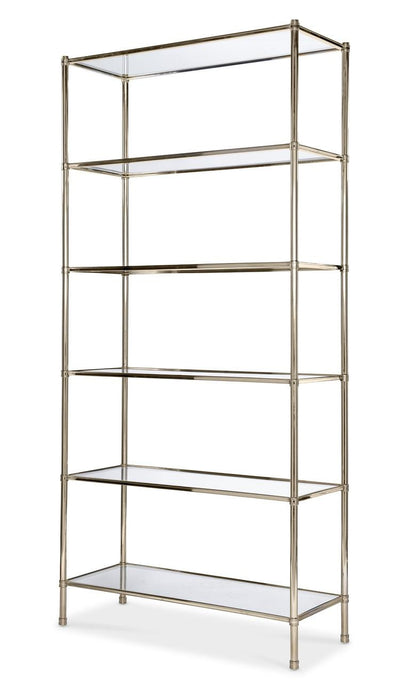 Maitland-Smith Nova Etagere Refined nickel