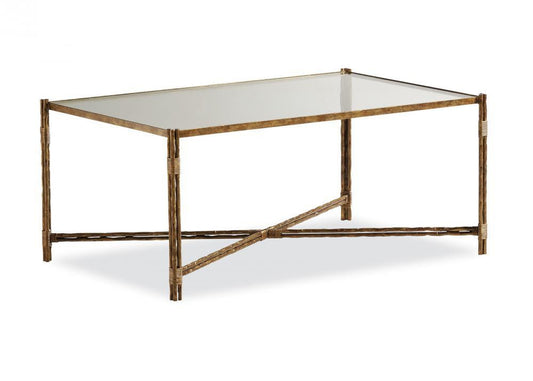 Maitland-Smith Otto Cocktail Table Aged Bronze