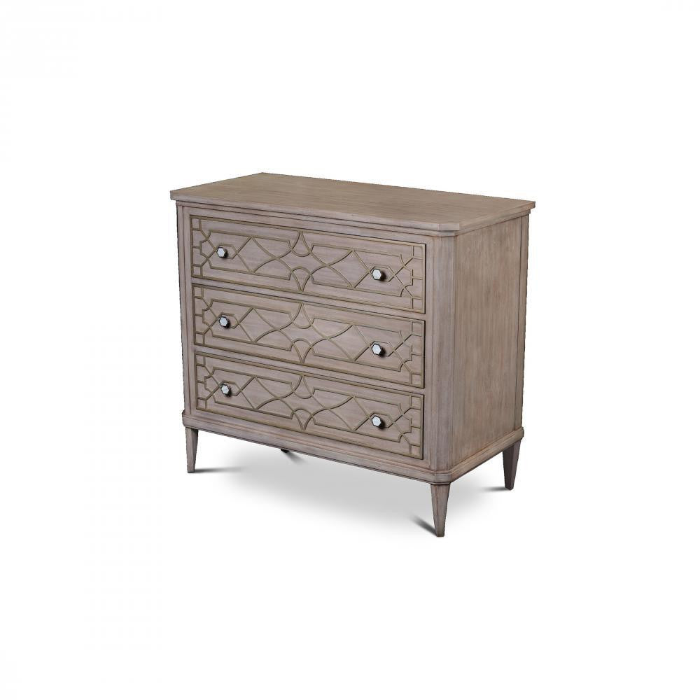 Maitland-Smith Pearlescent Chest Weathered Gray