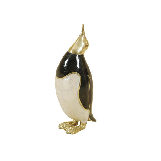 Maitland-Smith Penny Penguin Sculpture Cast Brass, Black