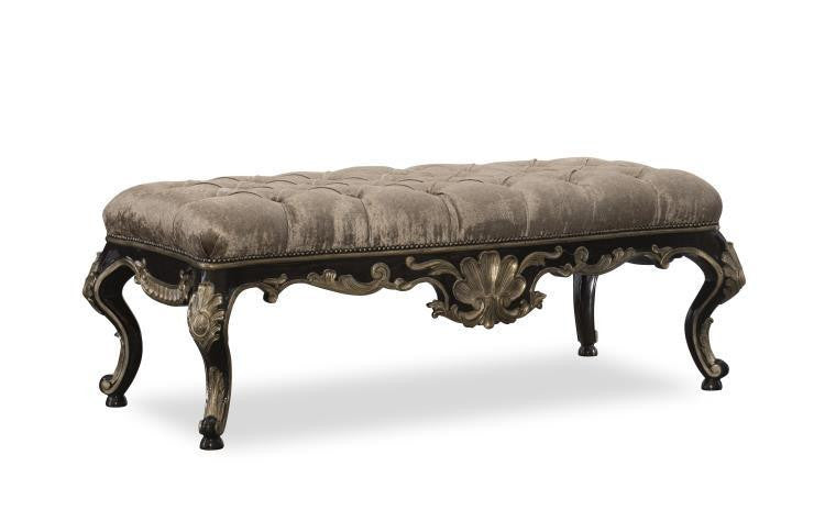 Maitland-Smith Piazza San Marco Bench Dark Brown