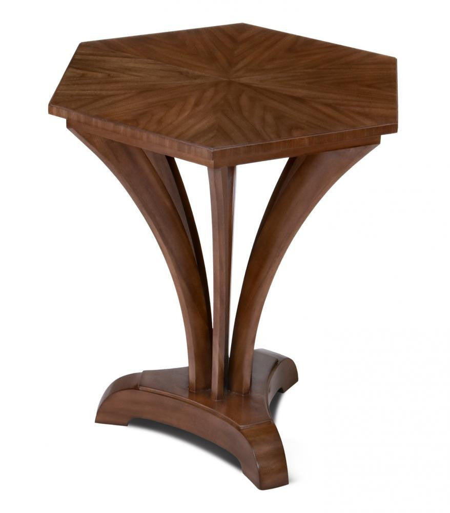 Maitland-Smith Pointe Accent Table Walnut