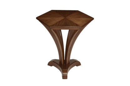 Maitland-Smith Pointe Accent Table, Walnut, 26"W (89-1013 YUU906TR7K)