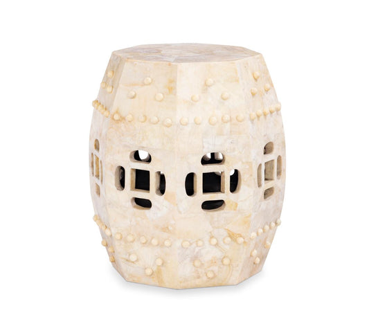 Maitland-Smith Qing Crystal Accent Table crystal stone