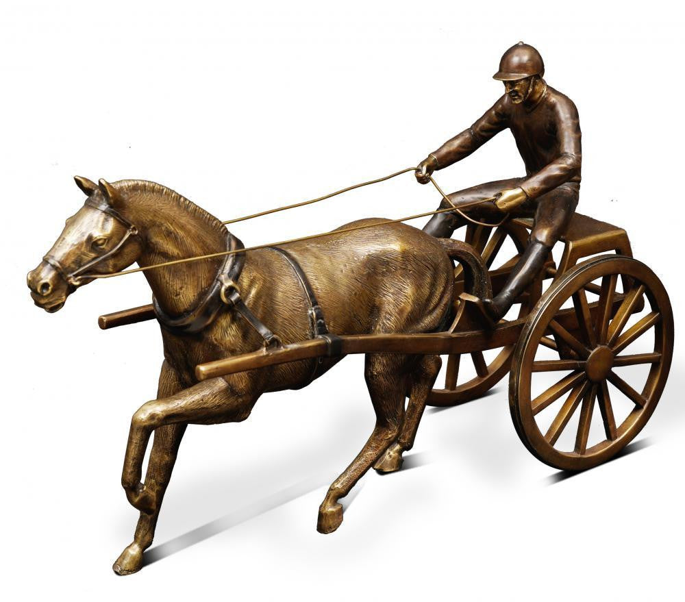 Maitland-Smith Racing Buggy Sculpture Brass