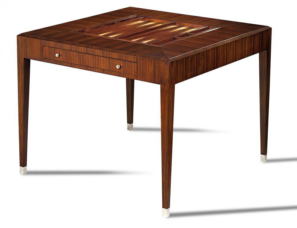 Maitland-Smith Santos Game Table Rosewood